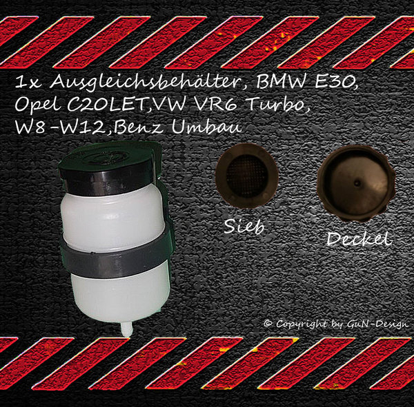 Bremsflüssigkeitsbehälter BMW E30,Opel C20LET,VW VR6 Turbo,W8-W12,Benz Umbau